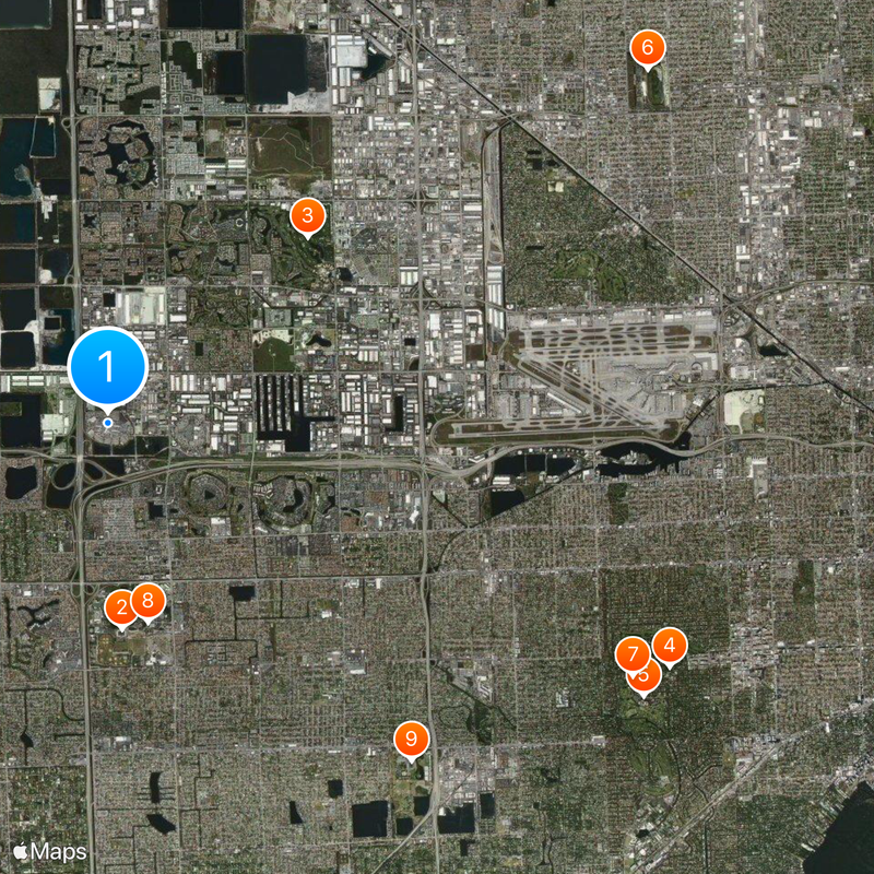 Dolphin Mall Map