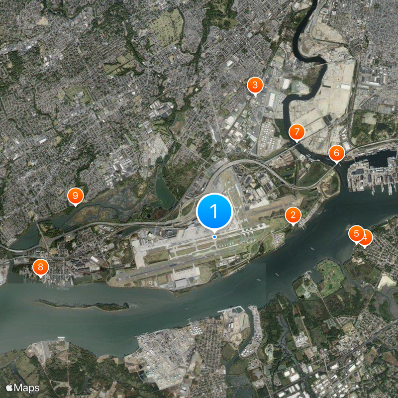 Philadelphia International Airport Map