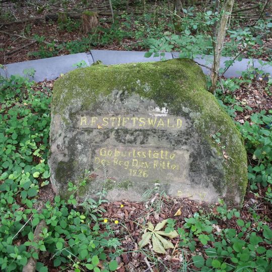 Ritterstein 161 "R. F. Stiftswald"