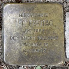 Stolperstein em memória de Leo Freitag