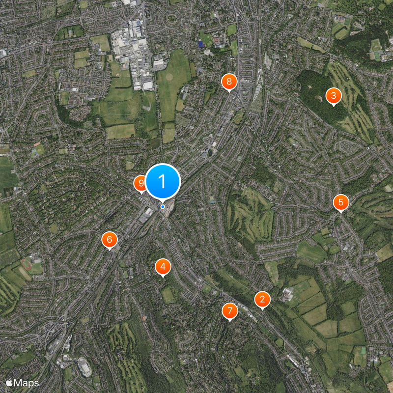 Purley Map