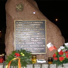 Chrobry II Battalion monument at Towarowa Street in Warsaw
