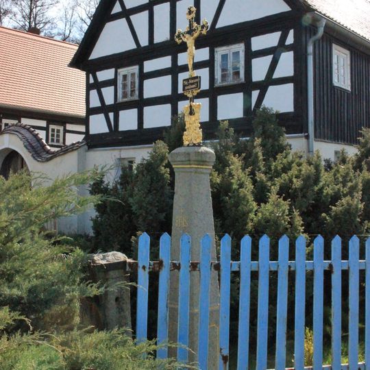 Betkreuz vor der Zernaer Schmiede