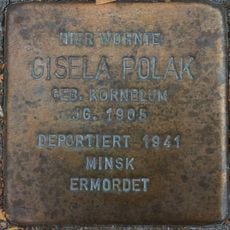 Stolperstein em memória de Gisela Polak