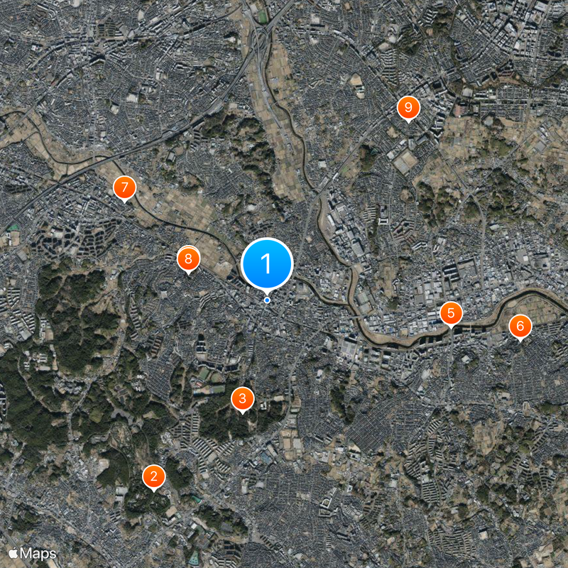 Nakayama Station Map