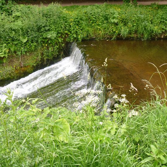 Weir On River Skell Approximately 120 Metres West Of The Reservoir