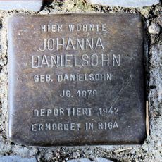 Stolperstein en memoria de Johanna Danielsohn