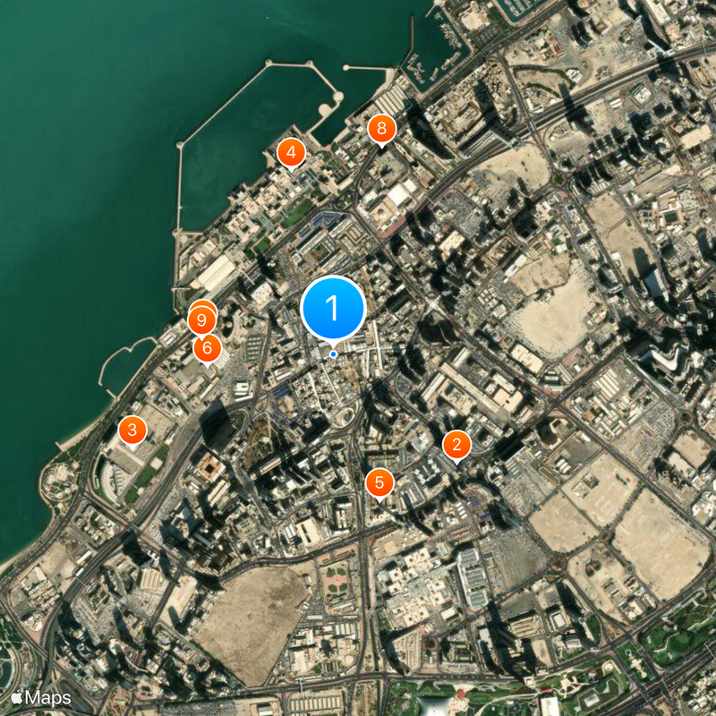 Al Mubarakiya Restaurant Map