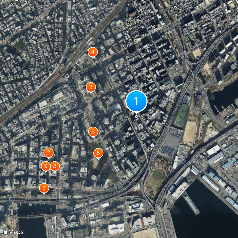 Oriental Hotel Map