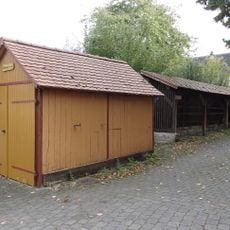 Viehwaage und Leiterhaus