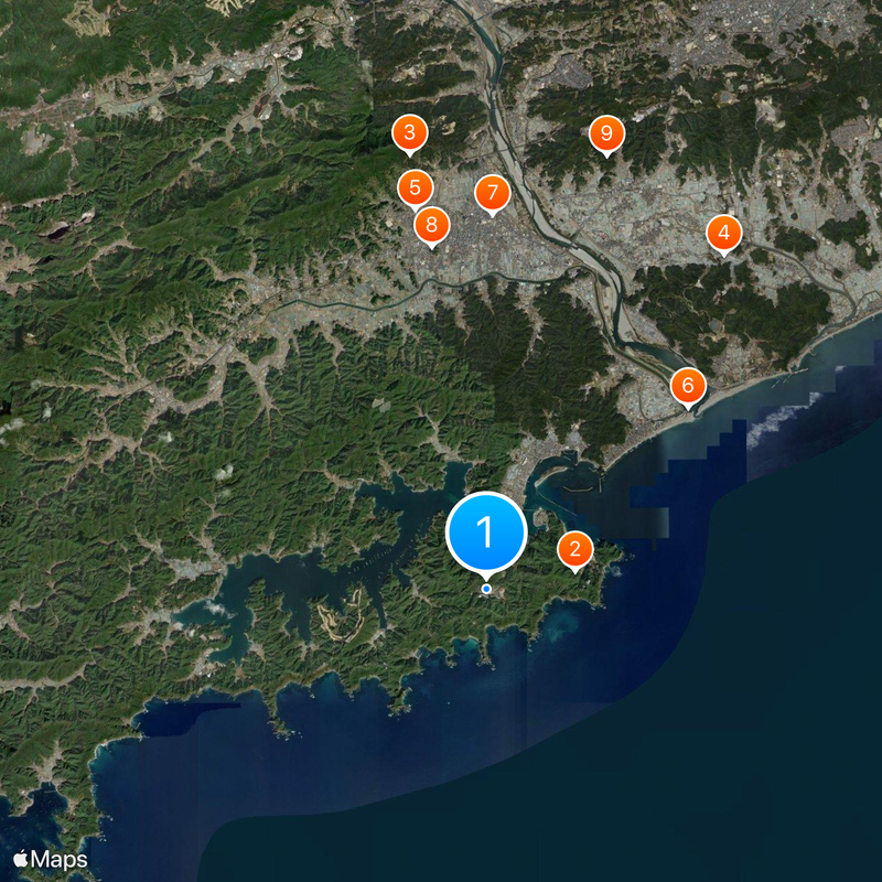 Meitoku Gijuku Junior and Senior High School Map