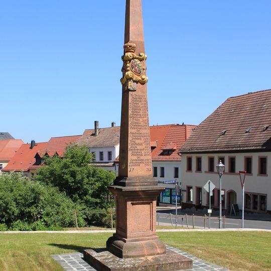 Polish-Saxon Post Milestone in Penig