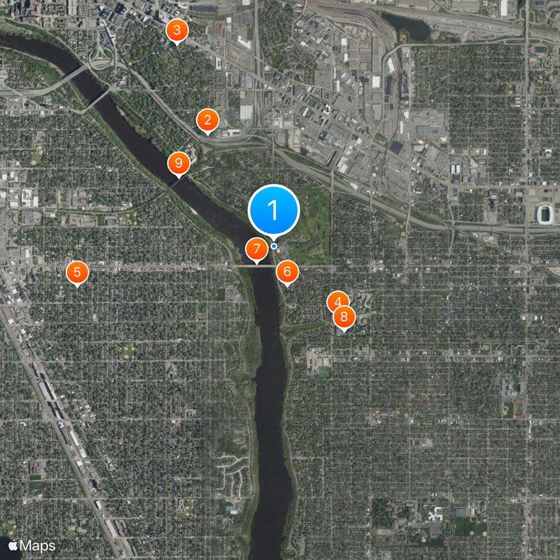 Minneapolis–Saint Paul Map