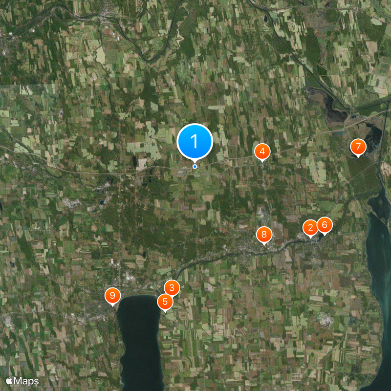New York State Thruway Map