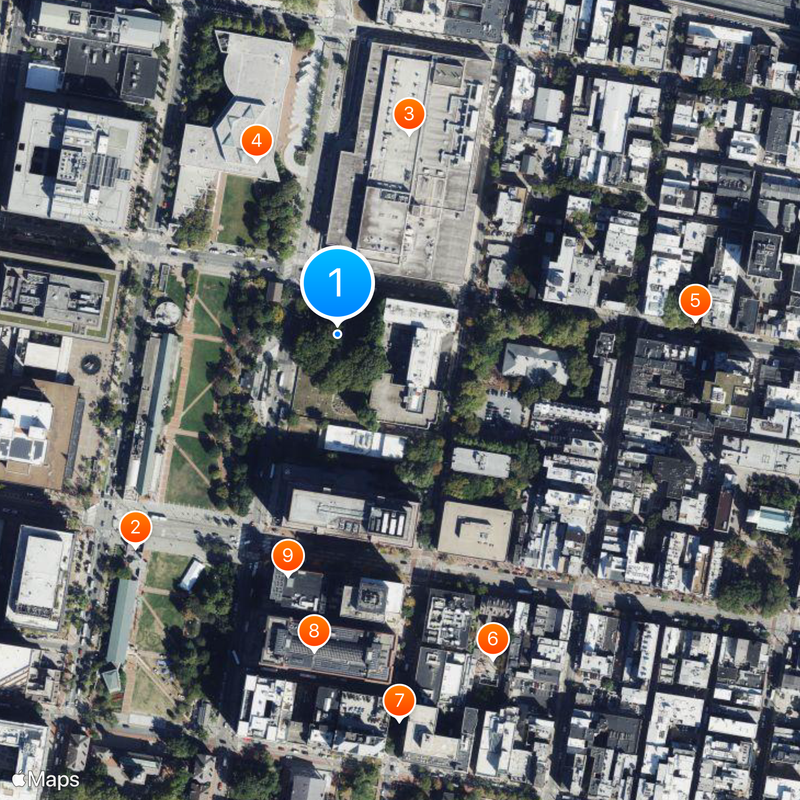 Christ Church Burial Ground Map