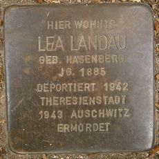 Stolperstein dedicated to Lea Landau