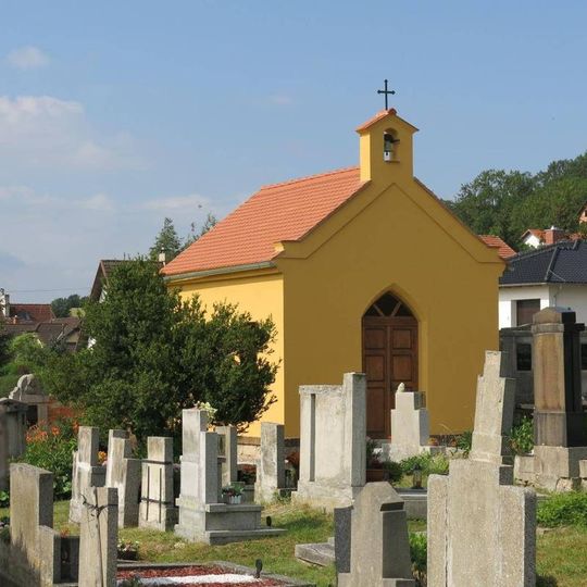 Kaple na hřbitově v Rané u Loun