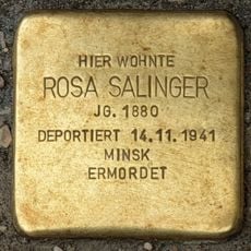 Stolperstein dedicated to Rosa Salinger