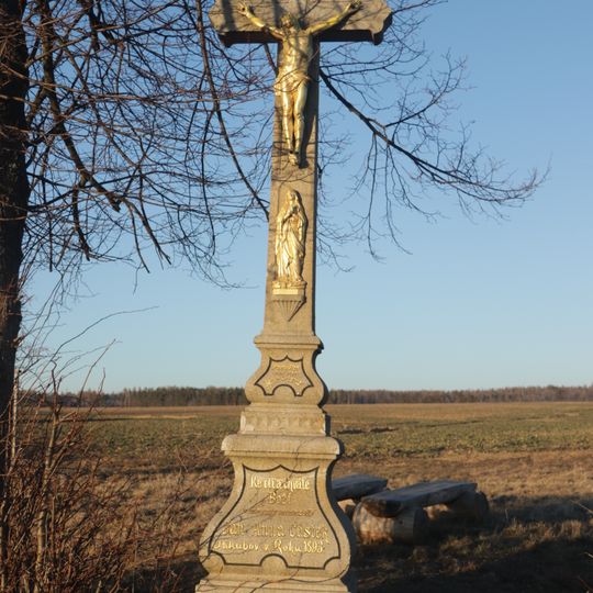 Částkův kříž v Jakubově u Moravských Budějovic