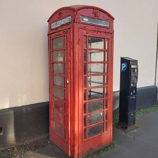 K6 Telephone Kiosk Outside Public Library, West Street