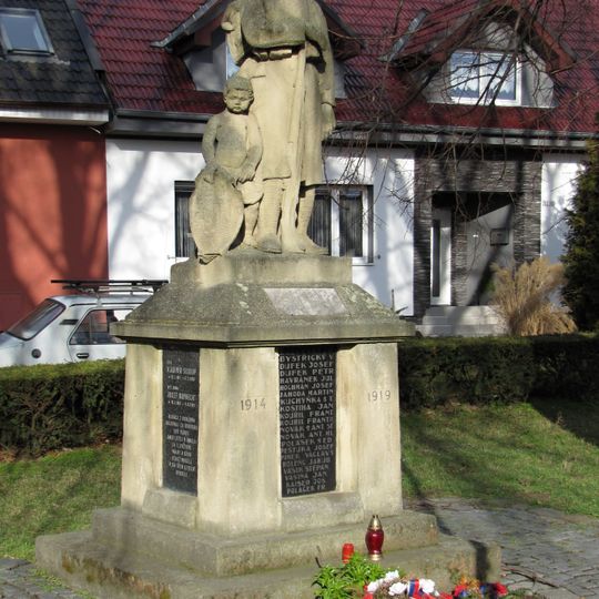 World Wars memorial in Boršov