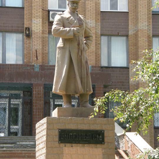 Monument to Semyon Budyonny in Donetsk