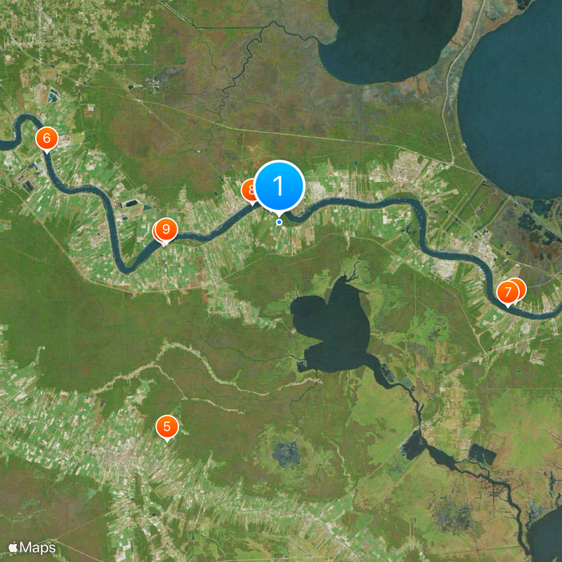 Evergreen Plantation Map