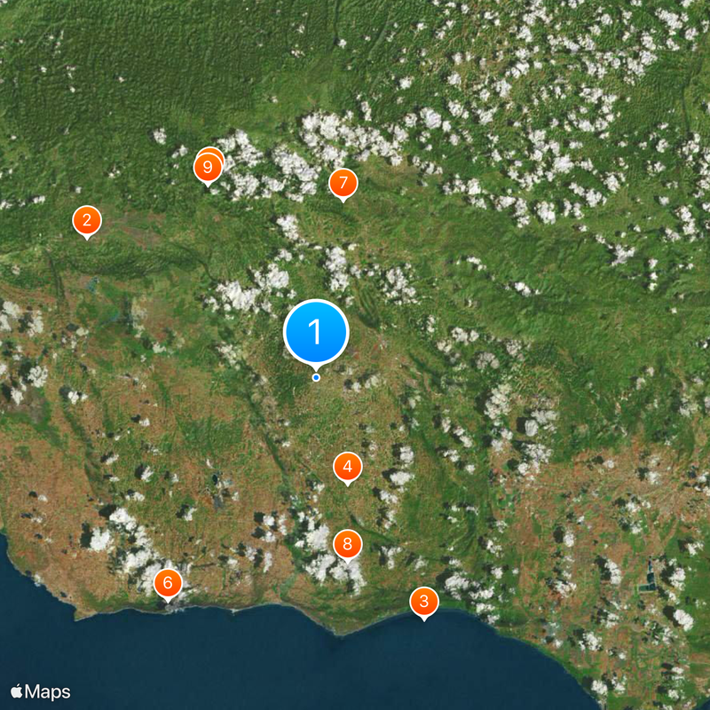 Manchester Parish Map