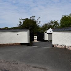Entrance Gates And Wall Of No 49