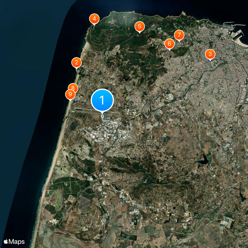 Tangier Ibn Battouta Airport Map