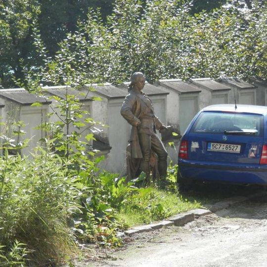 Socha Josefa II. na Hluboké