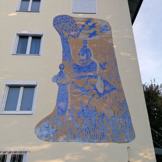 Wandmalerei Erntedank