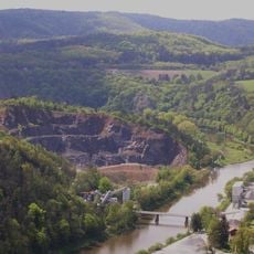 Bridge Zbečno station - Sýkořice quarry