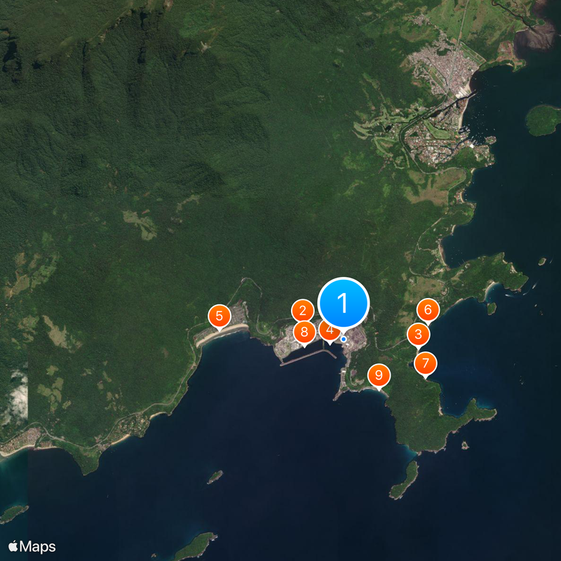 Angra Nuclear Power Plant Map