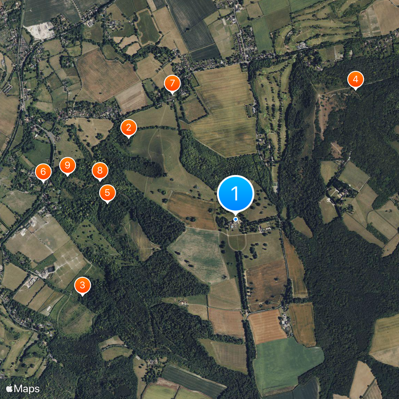 Chequers Mapa