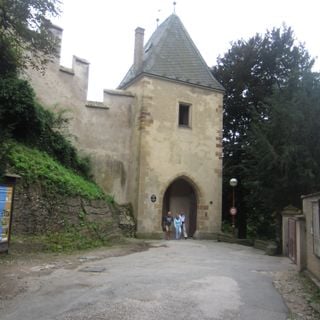 First gate of Karlštejn Castle
