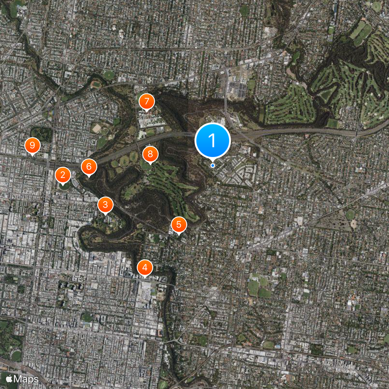 Kew Asylum Map
