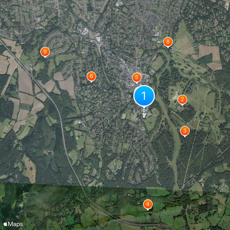 Sevenoaks School Mapa