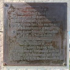 Commemorative plaque