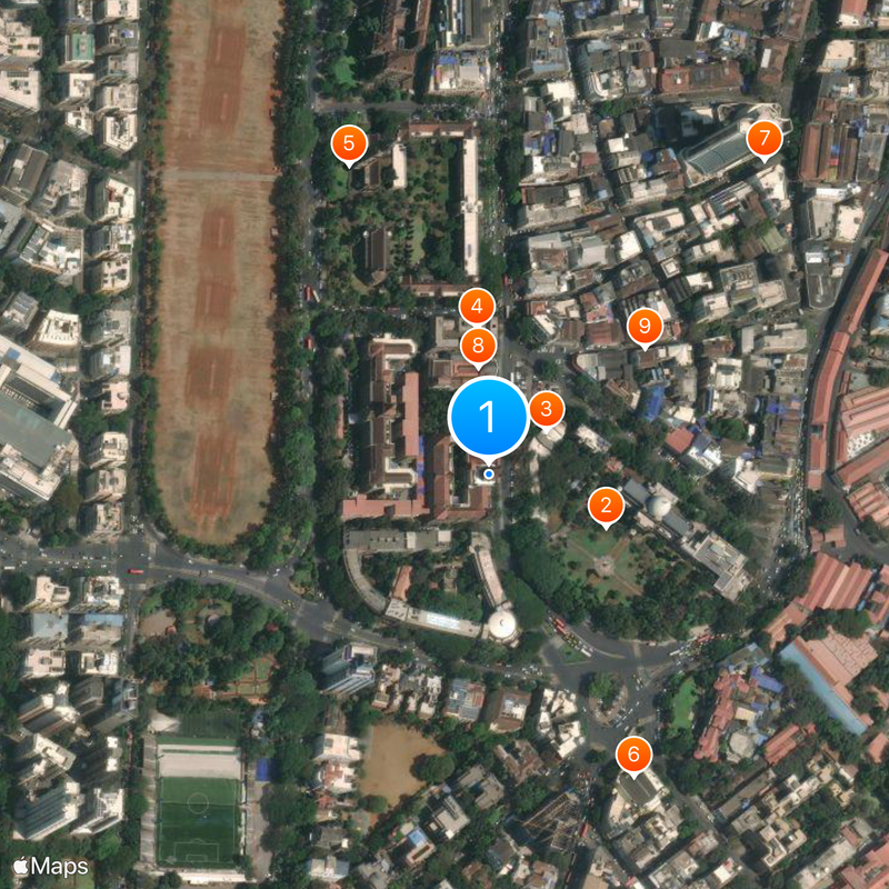 Elphinstone College Mapa