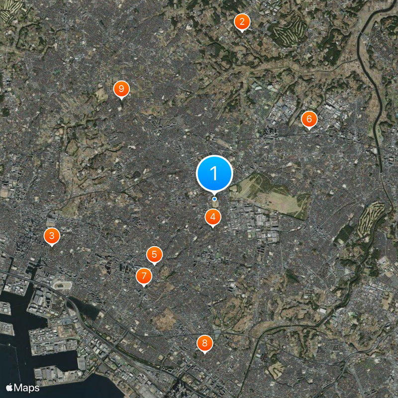 Camp Narashino Map