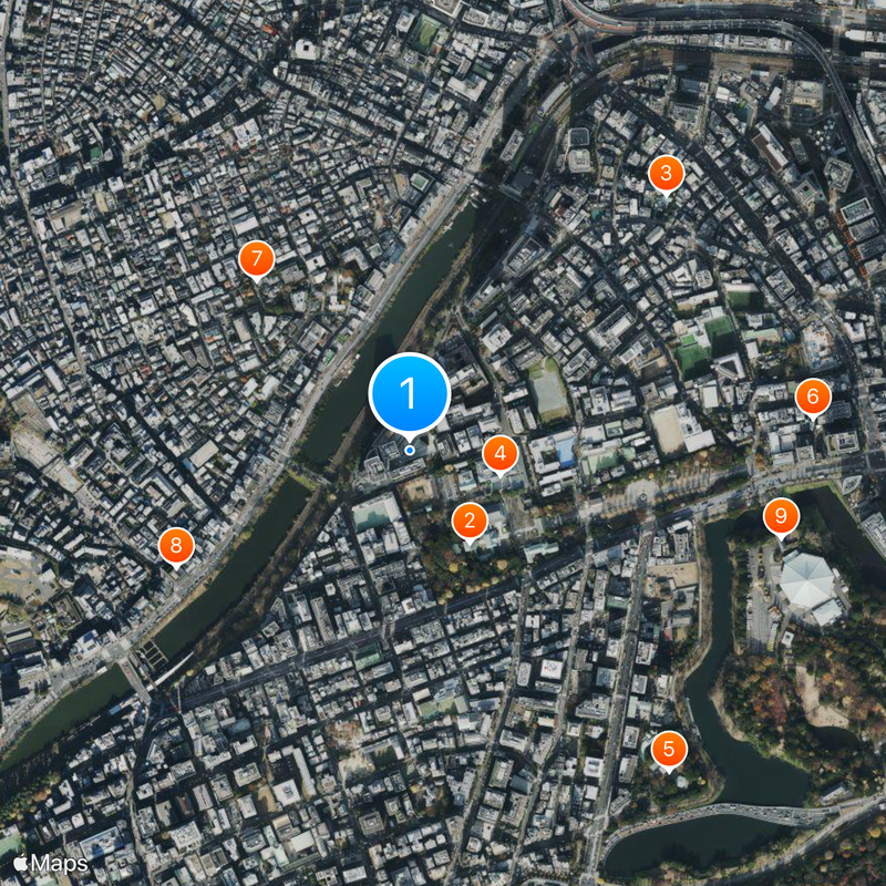 Hosei University Map