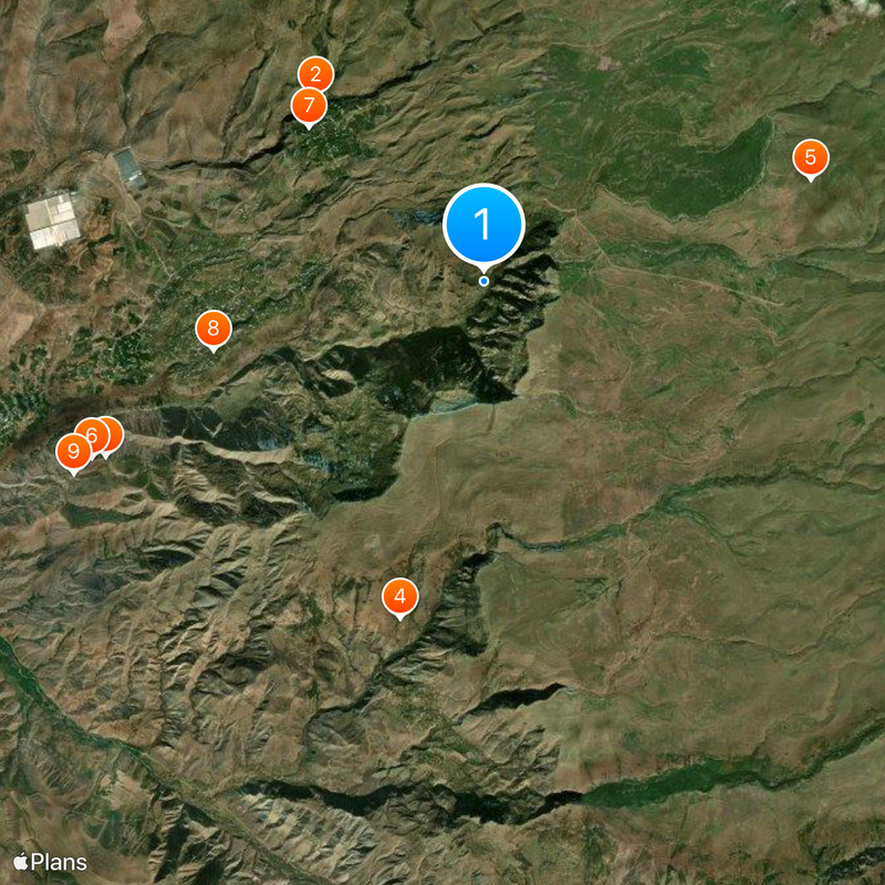 Kloster Geghard Karte