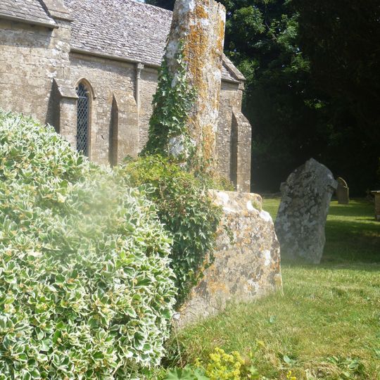 Stump Of Cross Shaft And Base In The Churchyard Of Church Of St George, Circa 10 Metres South Of Nave