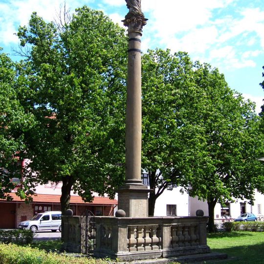 Maria column in Horní Jelení