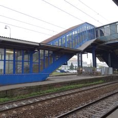 Platforms footbridge of Ostrava hlavní nádraží