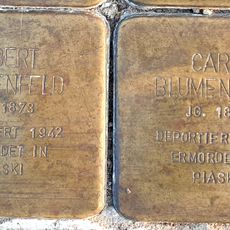 Stolperstein à la mémoire de Albert Blumenfeld