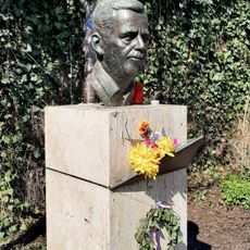 Busta Václava Havla v parku Václava Havla v Litoměřicích