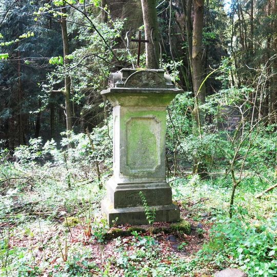 Kříž u lesní cesty z Merboltic do Horní Police