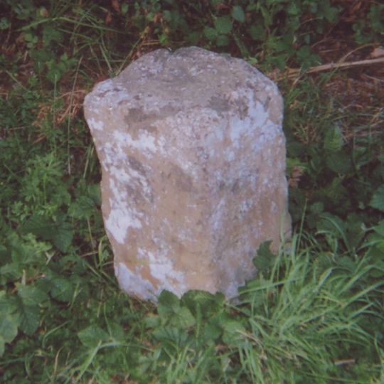 Milestone, Tenterden Road, opp. Willow Pond, E of "Whitestones"